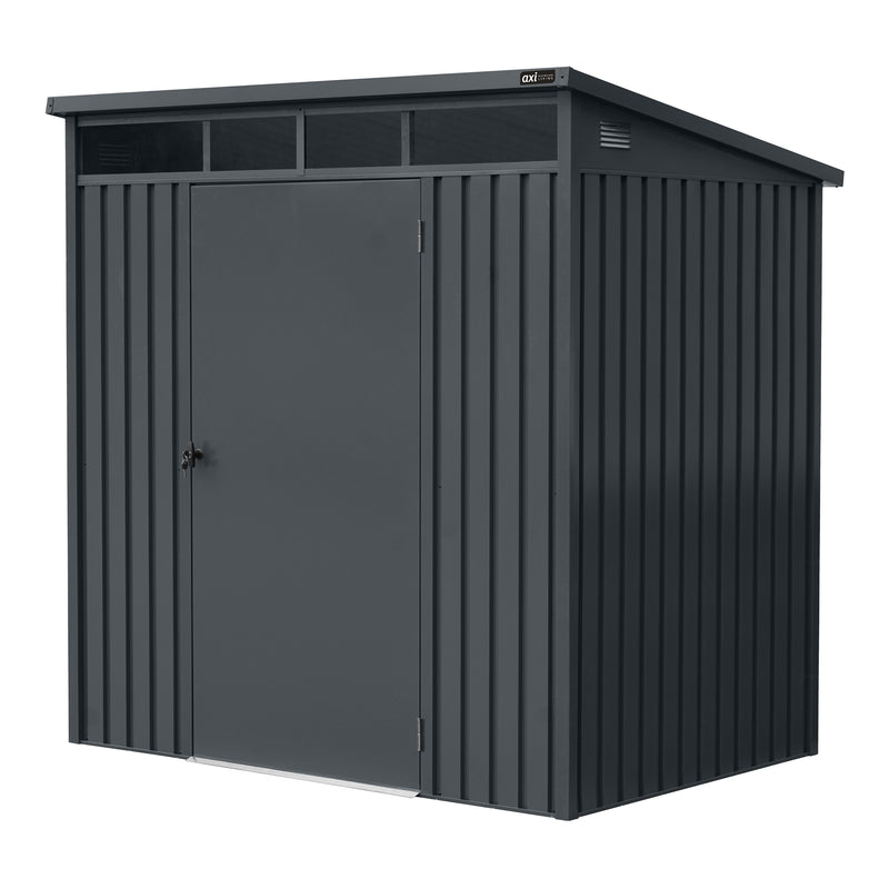 AXI Victor Metal Have Opbevaringsskur 132 x 192 x 201 cm - Antracit