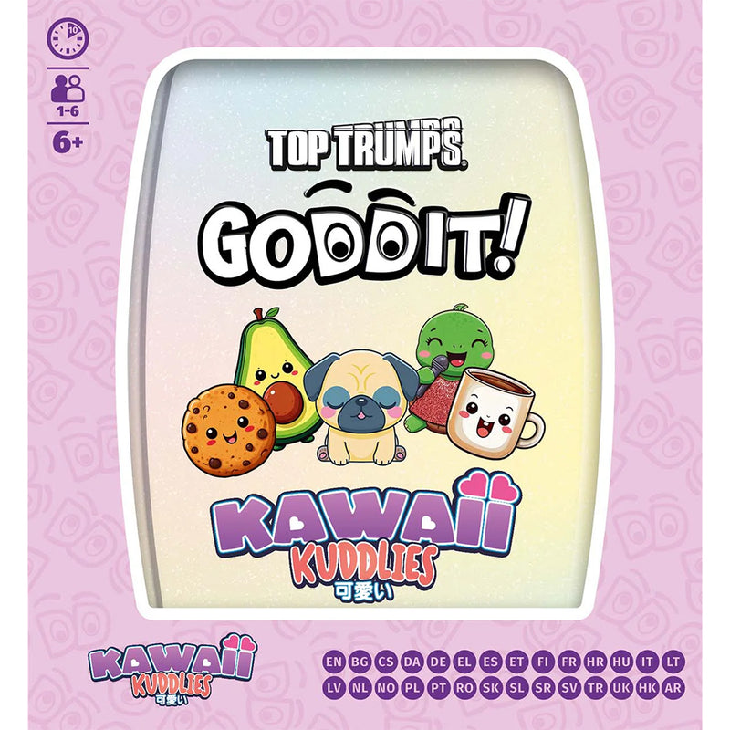 Winning Moves - Top Trumps Kawaii Goddit! kortspil (flersproget)