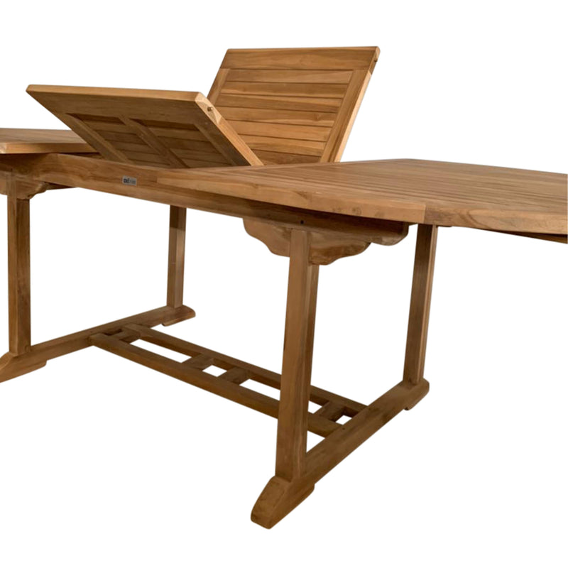 AXI Marzi/Alva 180-240 cm Havesæt 7-delt Teak - udtrækkeligt