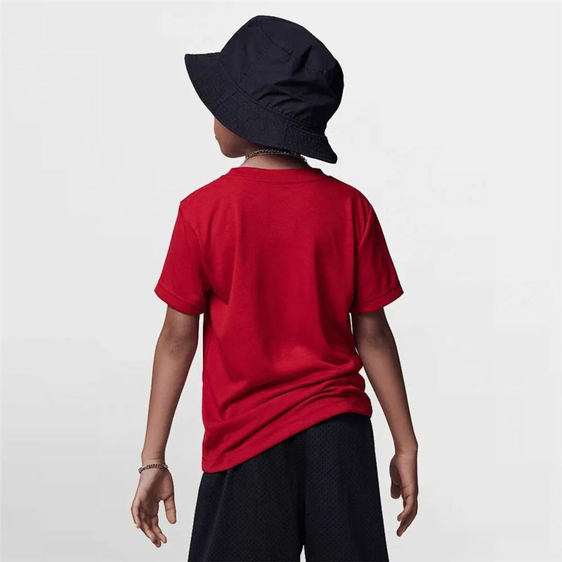 Børne Kortærmet T-shirt Jordan Jumpman Graphic Rød