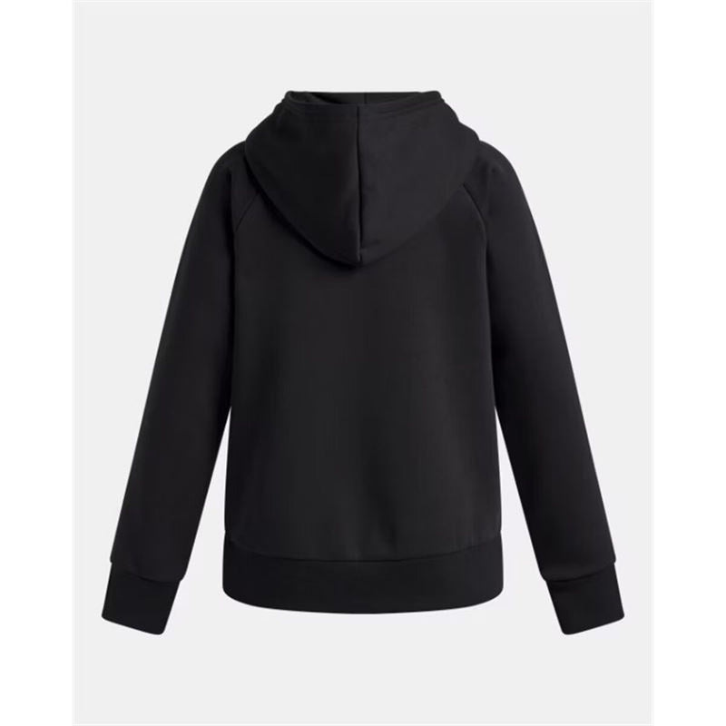 Sweatshirt med hætte til piger Under Armour Rival Flc Shimmer Hdy Sort