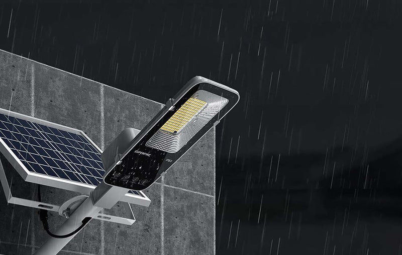Superfire FF5-D solcellelampe, 486W, 1400 lm, 20000 mAh