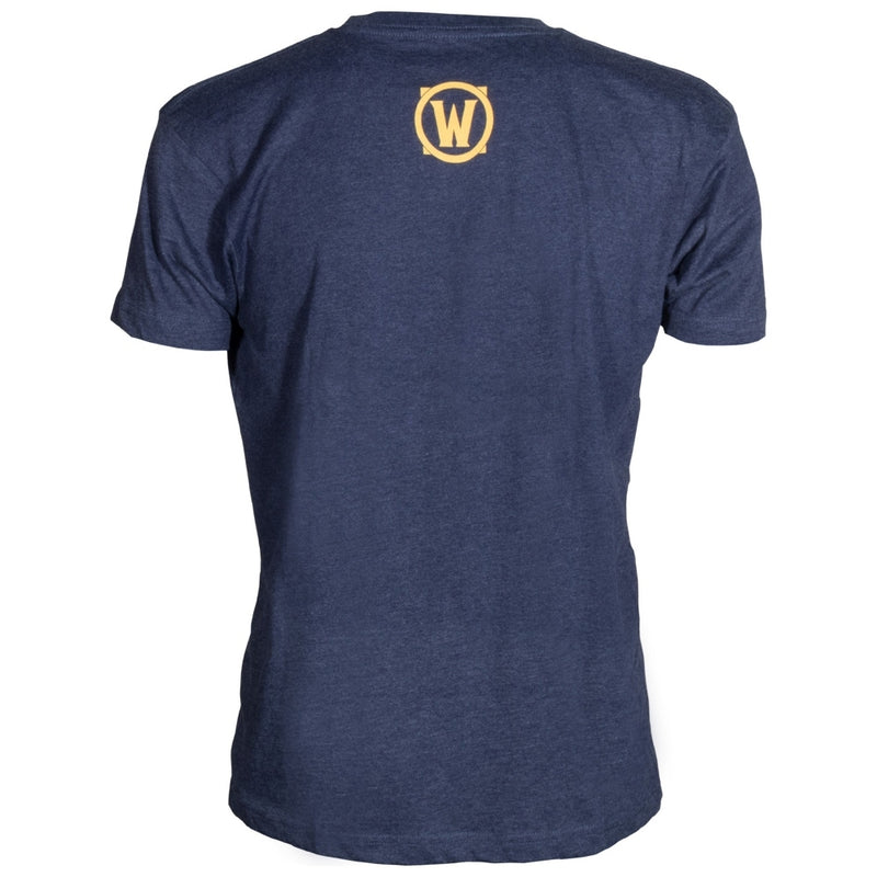 Jinx World of Warcraft - Crown Prince premium T-shirt vintage marineblå
