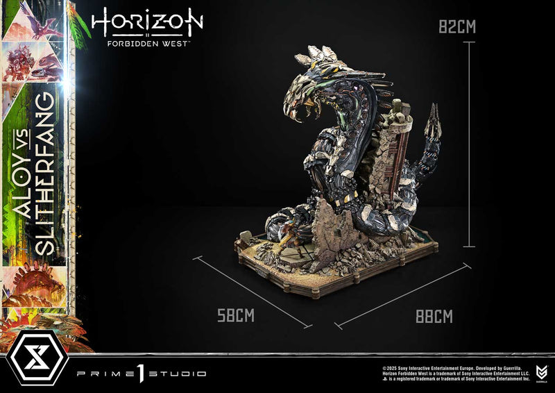 Prime 1 Studio Ultimate Diorama Masterline Horizon Forbidden West Aloy vs. The Slitherfang Bonus Version