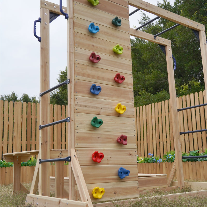 AXI Dex Klatrestativ med Sandkasse, Monkey Bars og Picnicbord