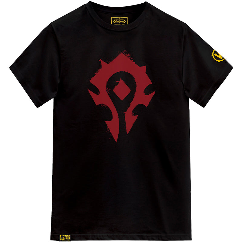 World of Warcraft Horde Classic T-shirt, farve: sort, størrelse: