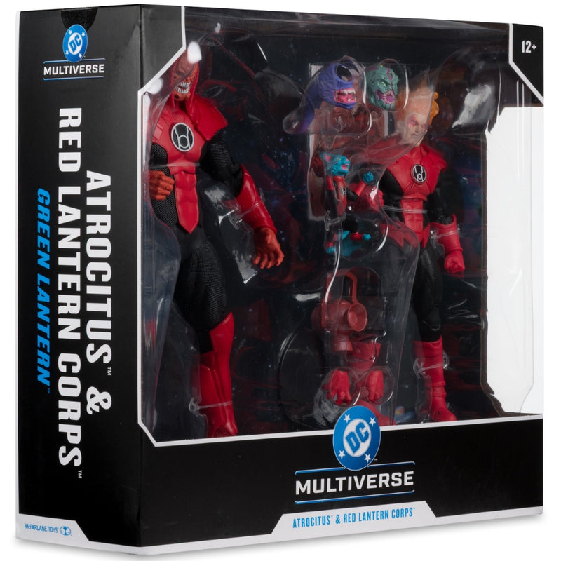 DC Multiverse Atrocitus and Red Lantern Corps (Green Lantern) 7 tommer actionfigurer McFarlane Toys