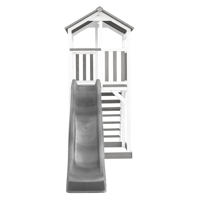 AXI Beach Tower Legetårn Grå/Hvid - Grå Rutsjebane