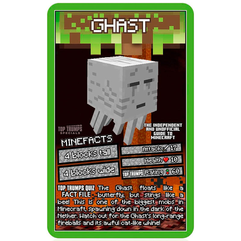 Winning Moves Top Trumps - Independent & Unofficial Guide To Minecraft New 2020 engelsk
