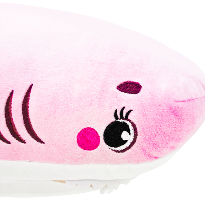 Plysdyr WP MERCHANDISE haj lyserød, 80 cm