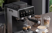 AMZCHEF CE-CM5560-SV espressomaskine (sølv)