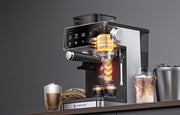 AMZCHEF CE-CM5560-SV espressomaskine (sølv)