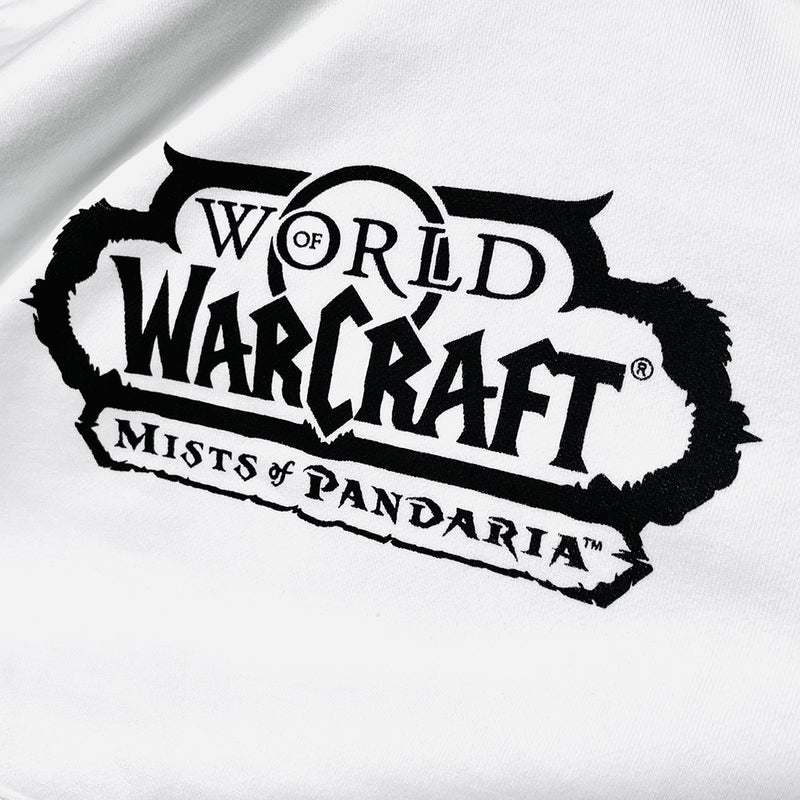 World of Warcraft hættetrøje - Mists of Pandaria, hvid
