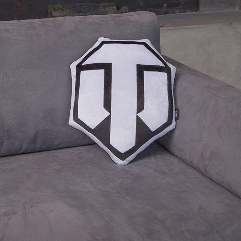 WP Merchandise - World of Tanks pude, hvid 42 cm
