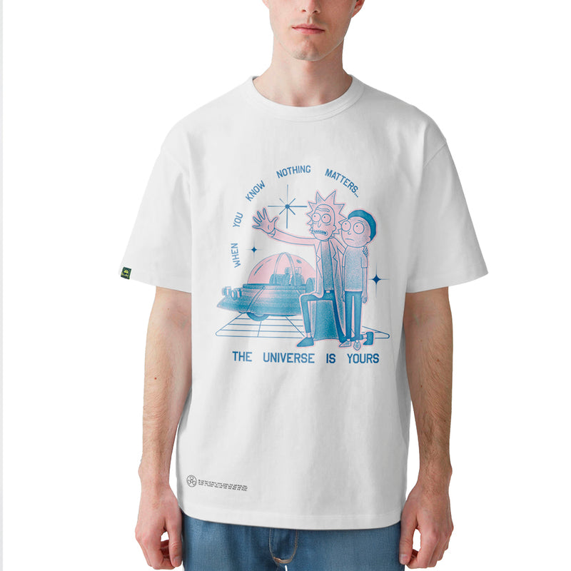 Rick and Morty Nothing Matters T-shirt hvid