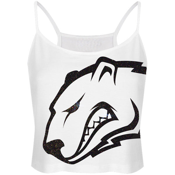 Virtus.pro - crop top til kvinder hvid