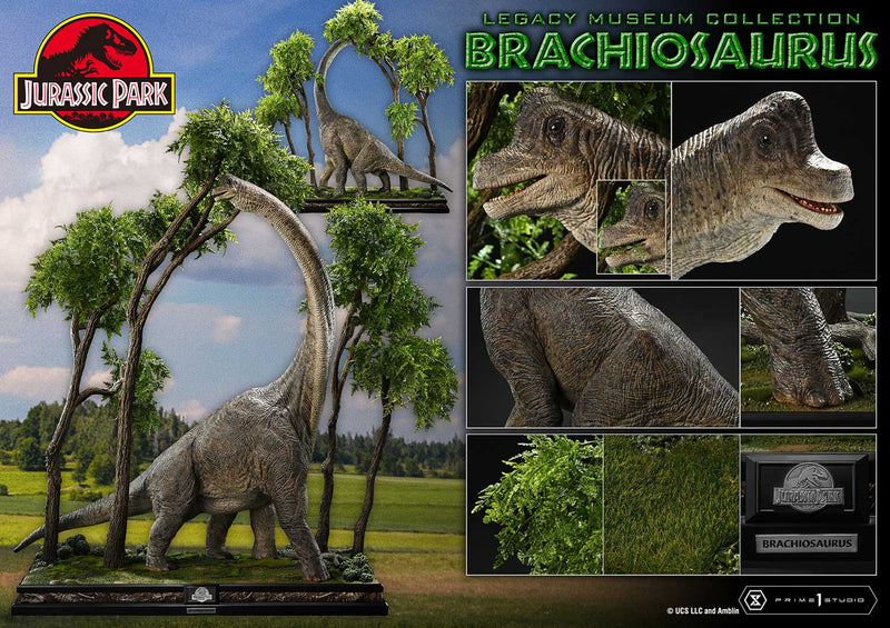 Prime 1 Studio Legacy Museum Collection Jurassic Park (Film) Brachiosaurus 1/15-skala