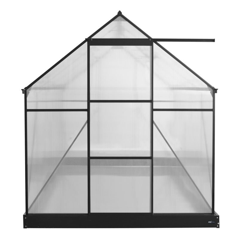 AXI Simon Drivhus Polycarbonat - Sort 310x190x207 cm