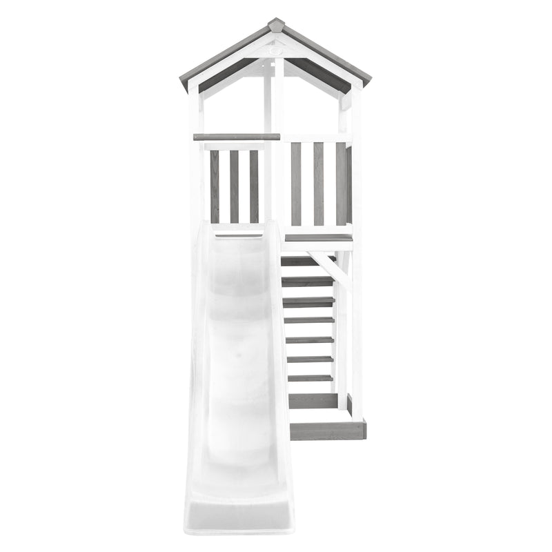 AXI Beach Tower Legetårn Grå/Hvid - Hvid Rutsjebane