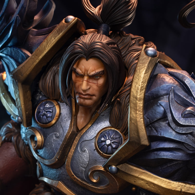HEX Blizzard Hearthstone Varian Wrynn statue i skala 1/10