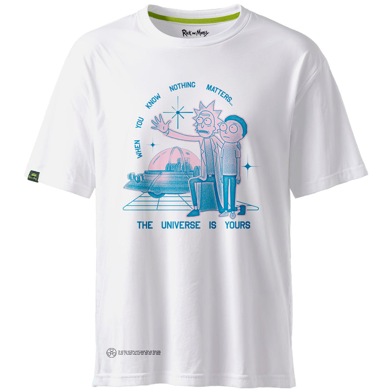 Rick and Morty Nothing Matters T-shirt hvid