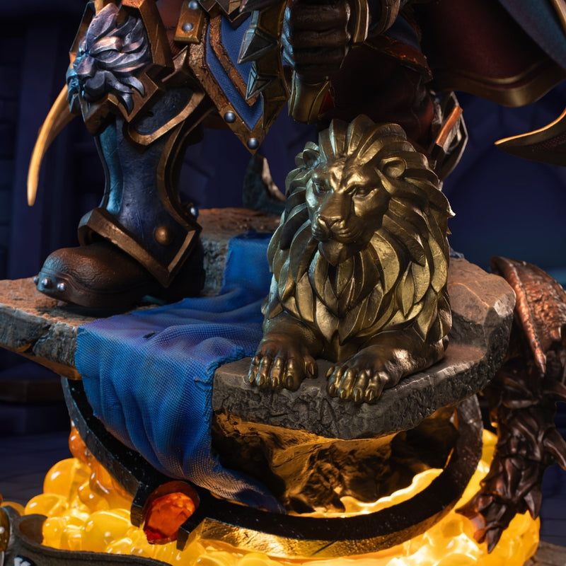 HEX Blizzard Hearthstone Varian Wrynn statue i skala 1/10