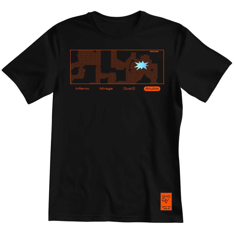 Virtus.pro T-shirt med hologram, farve: sort, størrelse