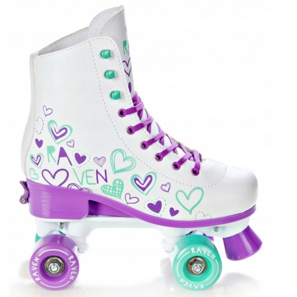 Raven Trista Side By side rulleskøjte - violet/mint