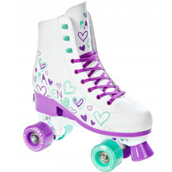 Raven Trista Side By side rulleskøjte - violet/mint