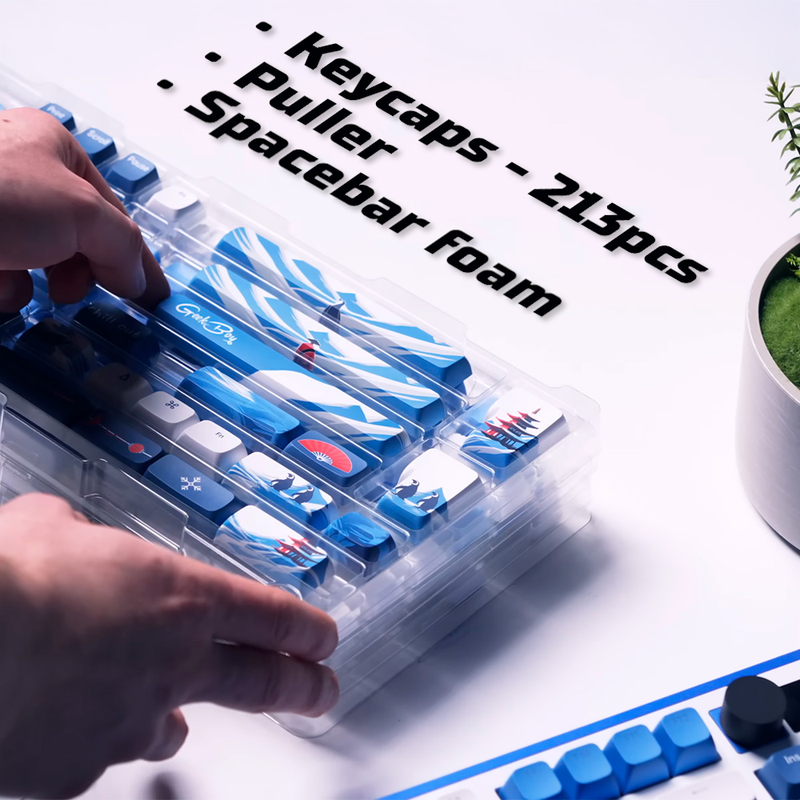 Dark Project x GeekBoy tastaturtaster (keycaps) - 2 skins i 1 sæt [ANSI & ISO]