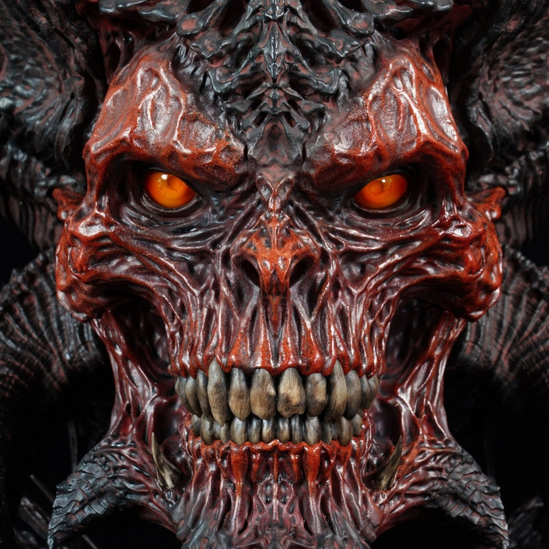 PureArts DIABLO IV: Lord of Hatred Mephisto ½-skala kunstmaske
