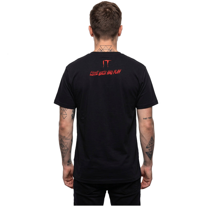 IT T-shirt - Pennywise Come Back and Play, sort