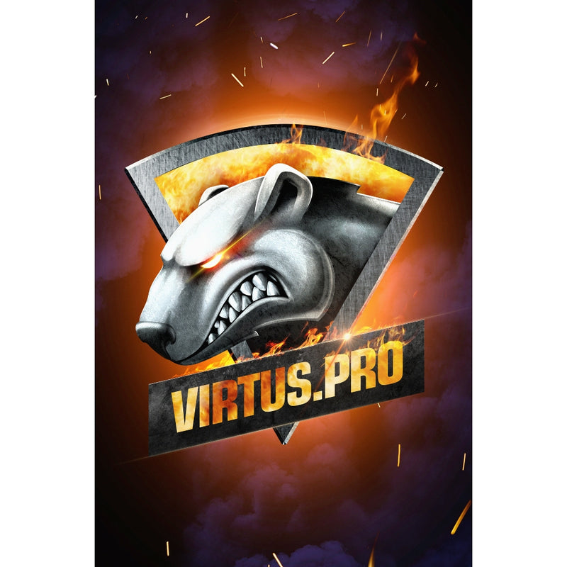 Virtus.pro - plakat med logo
