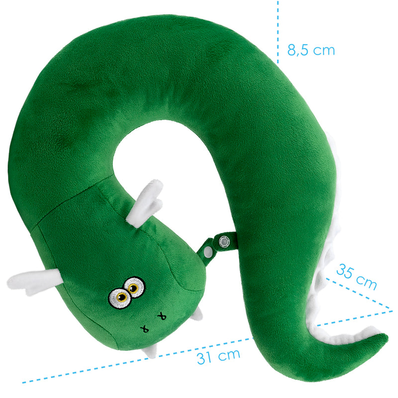 Nakkepude WP MERCHANDISE drage Robi, grøn, 35 cm