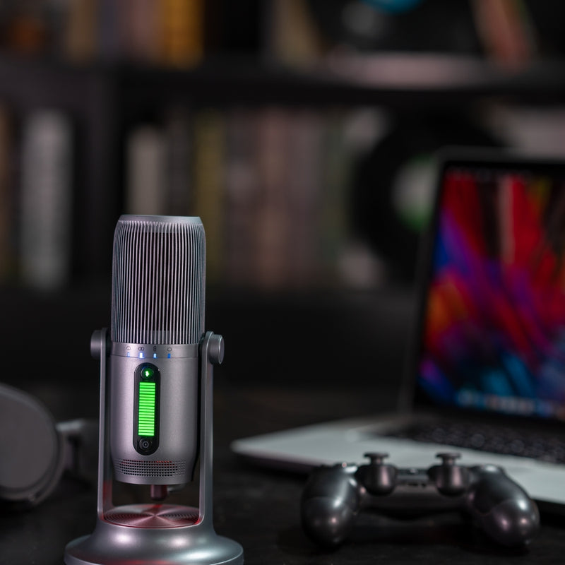 THRONMAX M2G MDRILL ONE SLATE RGB USB-kondensatormikrofon, grå