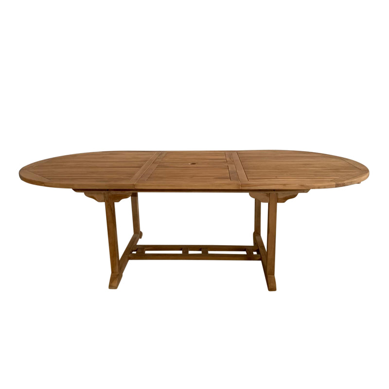 AXI Marzi/Alva 180-240 cm Havesæt 7-delt Teak - udtrækkeligt