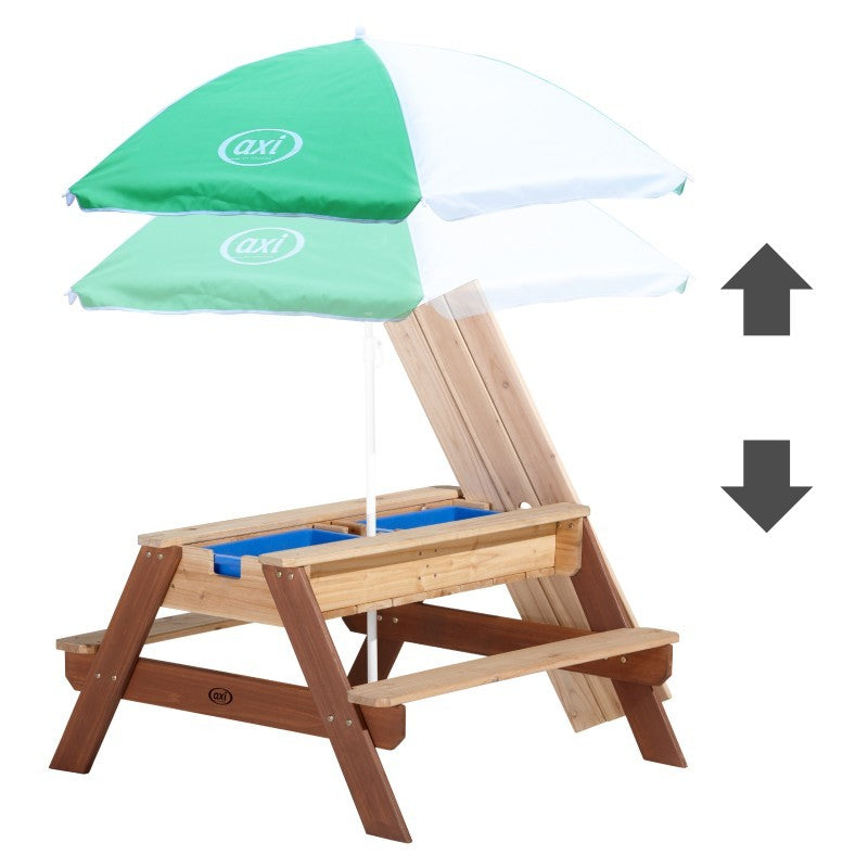 Nick sand & vand picnicbord (AXI) - brun