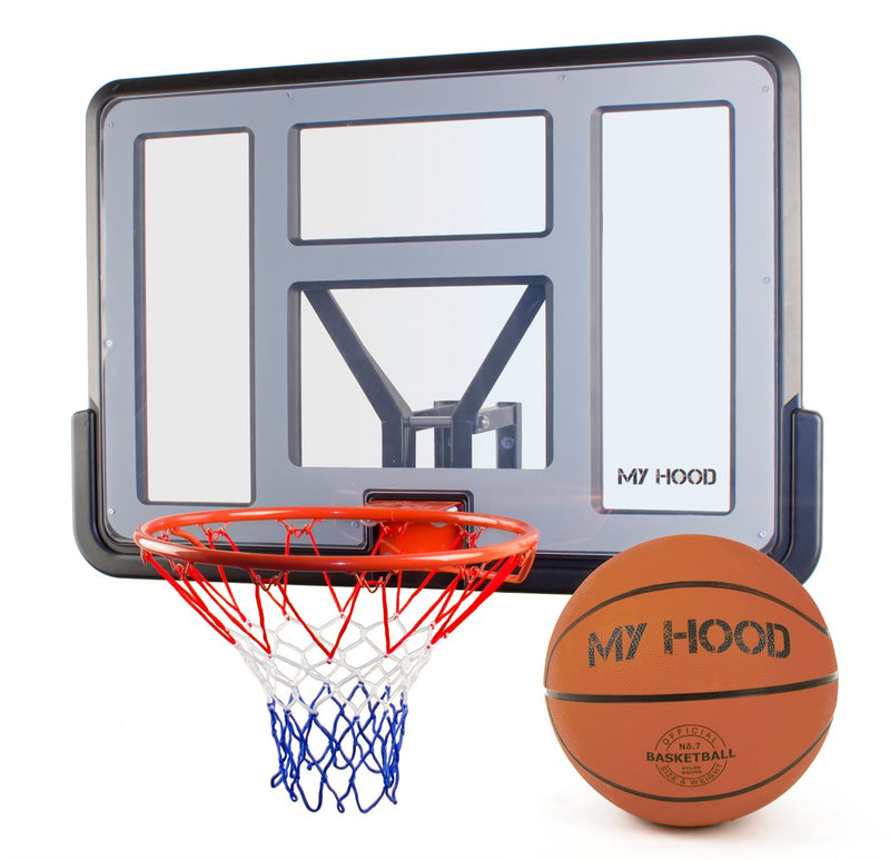 My Hood basketkurv Pro på plade - inkl. bold