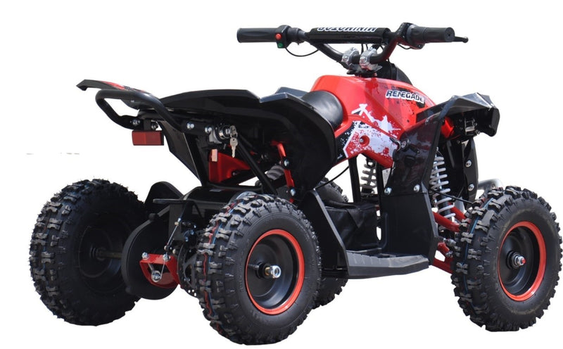 Mini El-ATV Renegade 1000W - Rød