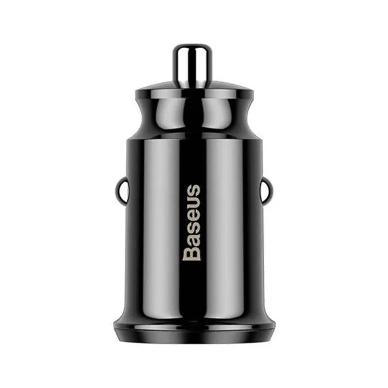 Baseus Grain billader, 2x USB, 5 V 3,1 A (sort)