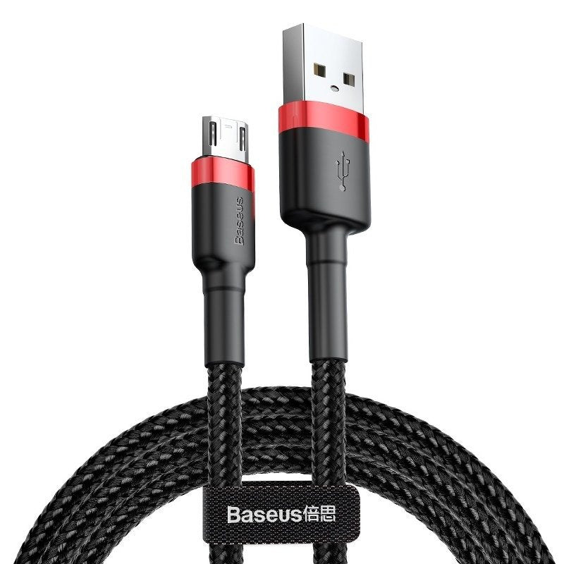 Baseus Cafule Micro USB-kabel 1.5A 2m (rød + sort)