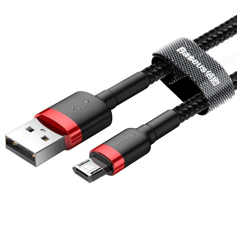 Baseus Cafule Micro USB-kabel 1.5A 2m (rød + sort)