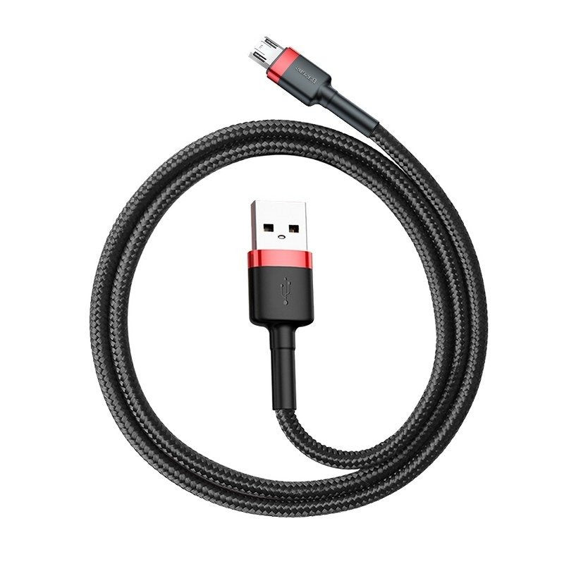 Baseus Cafule Micro USB-kabel 1.5A 2m (rød + sort)