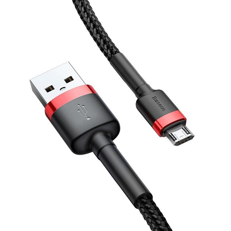 Baseus Cafule Micro USB-kabel 1.5A 2m (rød + sort)
