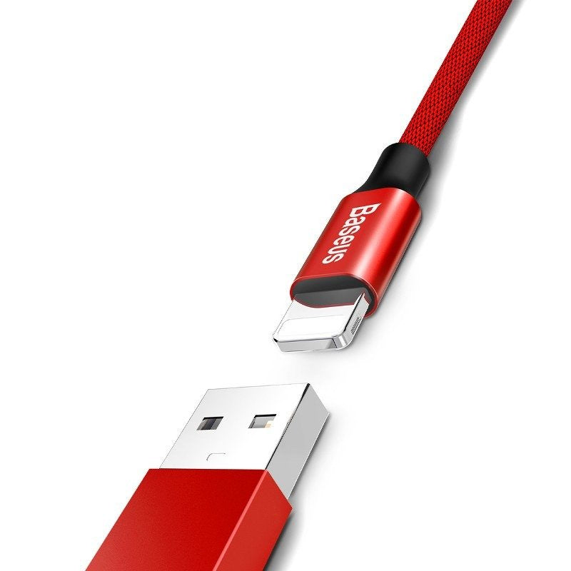 Baseus Yiven Lightning-kabel 180 cm 2A (rød)