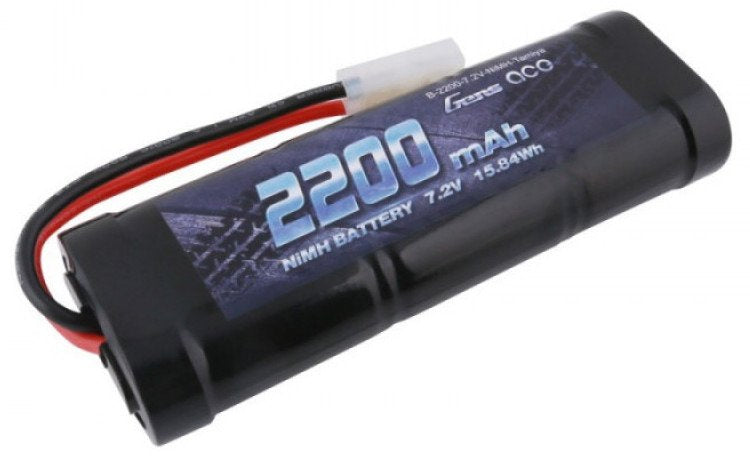 Gens Ace NiMH-batteri 2200mAh 7,2V Tamiya