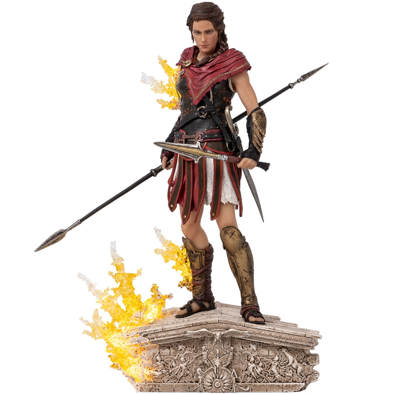 PureArts Assassin's Creed Animus Kassandra statue i skala 1/8