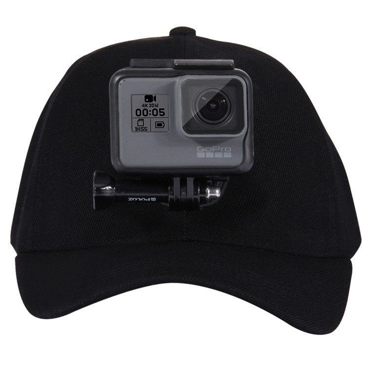 Puluz kasket med holder til actionkamera (DJI, GoPro, Insta360)
