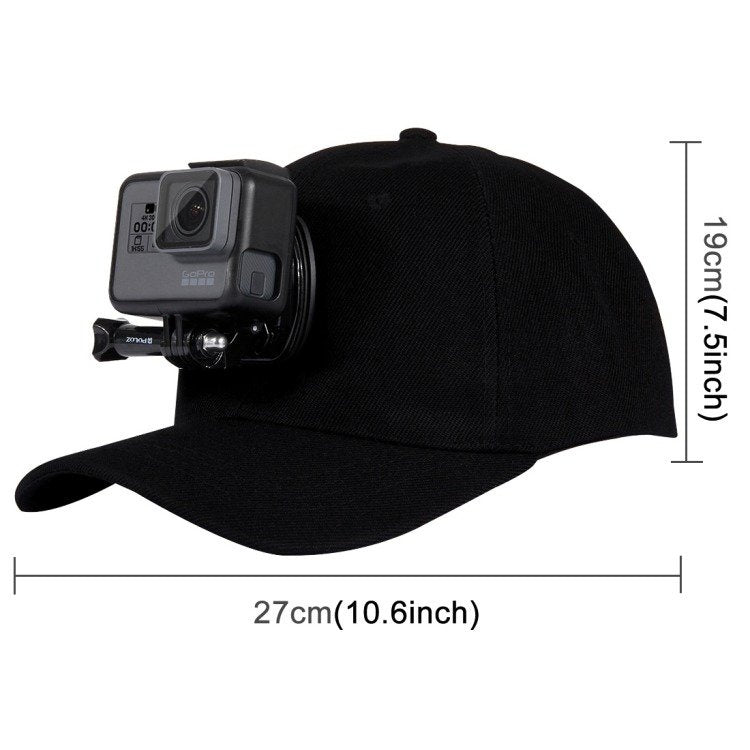 Puluz kasket med holder til actionkamera (DJI, GoPro, Insta360)