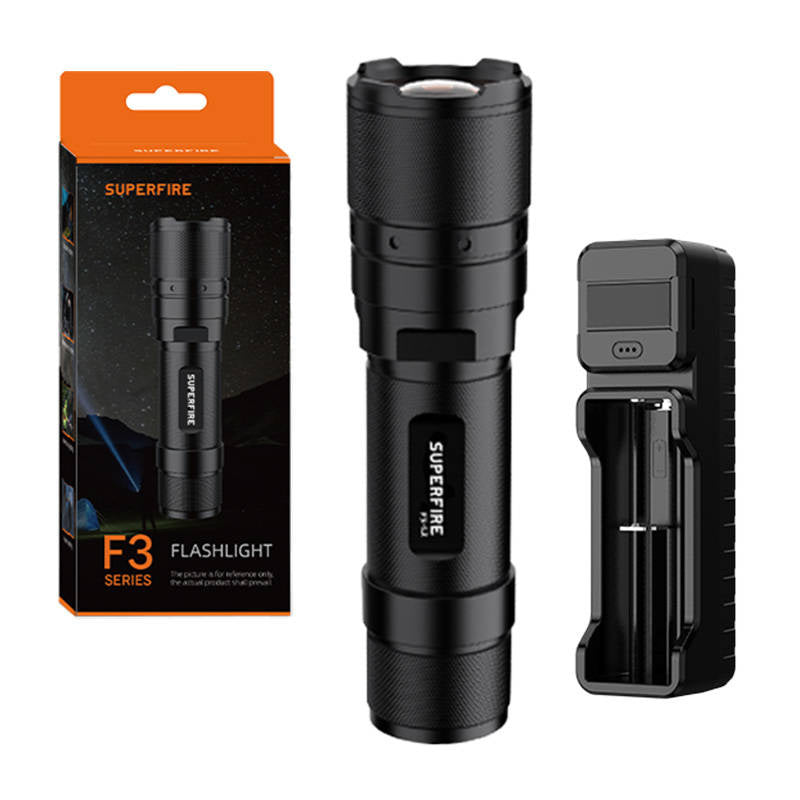 Superfire F3-L2 lommelygte, 570lm